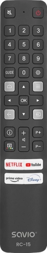 Télécommande universelle de remplacement pour téléviseurs TCL Smart TV RC-15