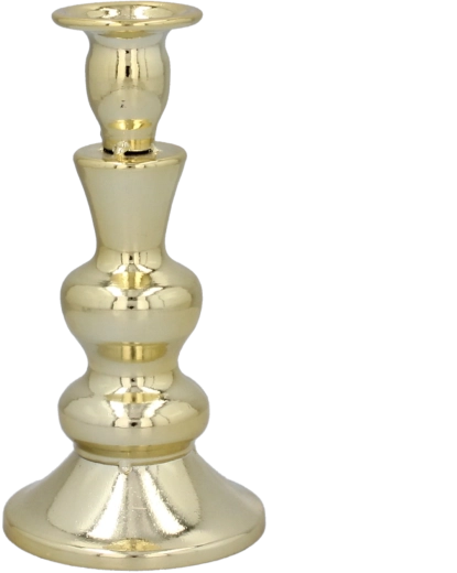 Bougeoir en métal pour bougies chauffe-plat, design minimaliste 15,7 cm