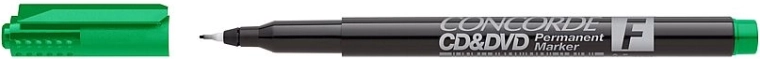 Marqueur permanent pour CD et DVD Concorde, vert, 0,5 mm