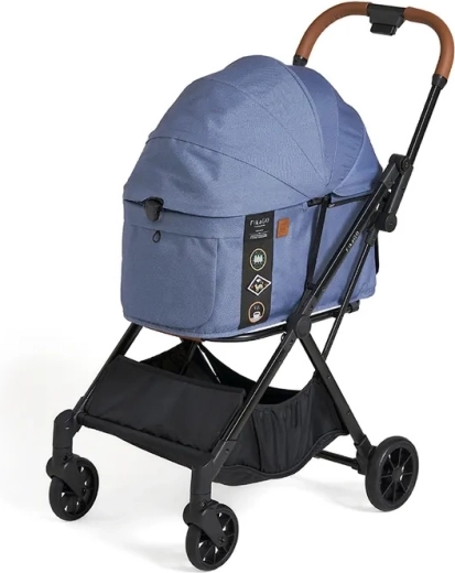Poussette FikaGO pour chiens et chats Blue Note