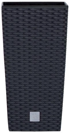 Cache-pot Rato Square anthracite 32,5 × 32,5 × 61 cm, 21/49 l