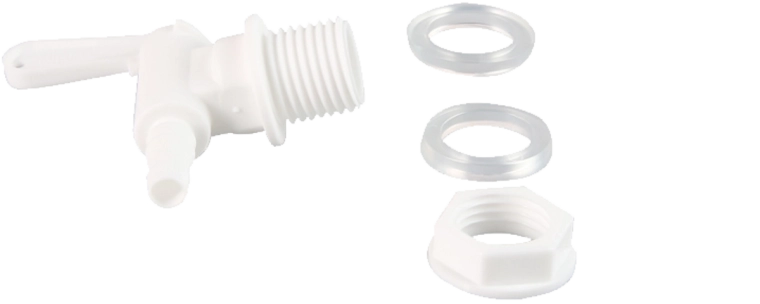 Robinet pour cuve de fermentation, filetage 24 mm (lot de 50 pièces)