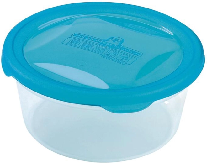 Boîte en plastique HEIDRUN Polar Frost 0,8 l ronde