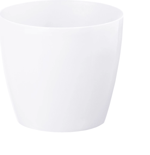 Cache-pot Magnolia 18 cm blanc