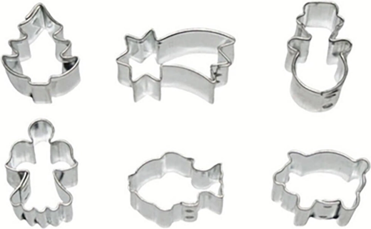 Micro emporte-pièces pour biscuits – set de 6 pcs