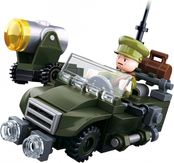 Jeep de patrouille Sluban Seconde Guerre mondiale