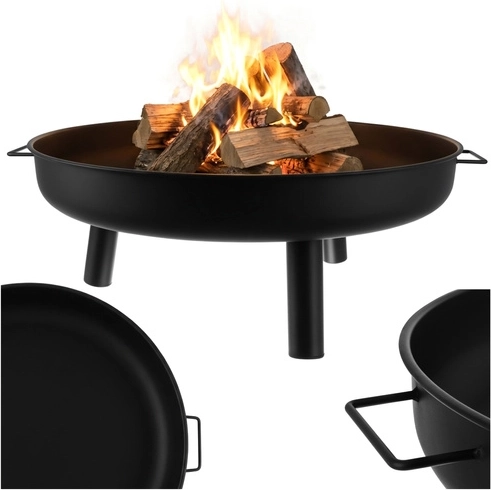 Brasero de jardin 80 cm KAMINER avec poignées