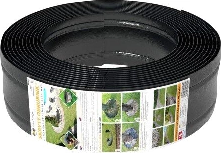 Bordure de pelouse en plastique 12,5 × 25 m pour des bordures nettes au jardin