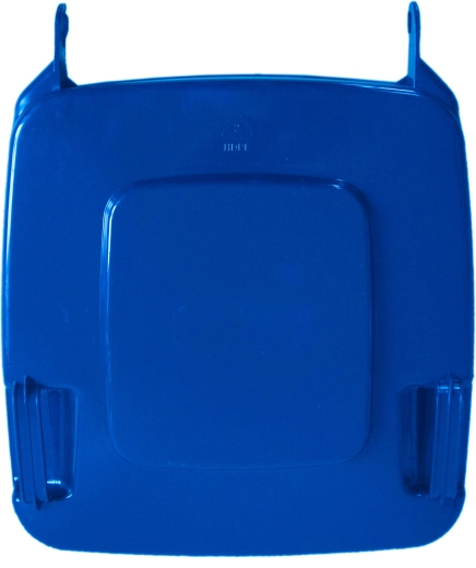 Couvercle de remplacement pour poubelle 120 l bleu