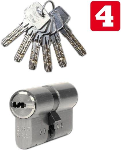 Cylindre 30/35 nickel – 6 clés, classe de sécurité 4 RICHTER