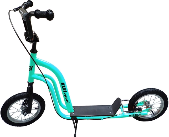 Trottinette enfant Kubisport Mistral 12" turquoise - 1 pièce
