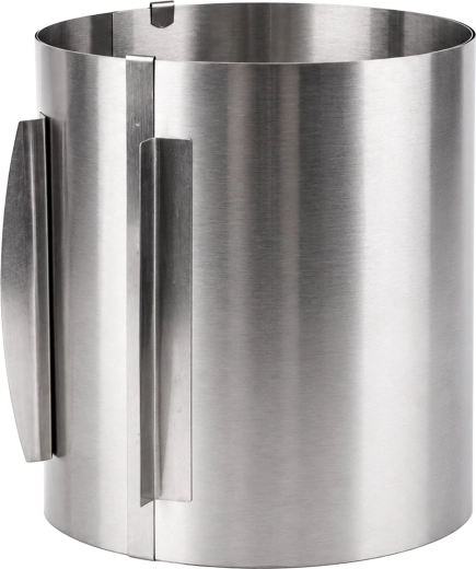Cercle à pâtisserie réglable Zortiva pour gâteaux, 16–30 cm, hauteur 20 cm