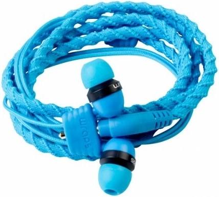 Wraps Classic Blue écouteurs intra-auriculaires bleus au design bracelet