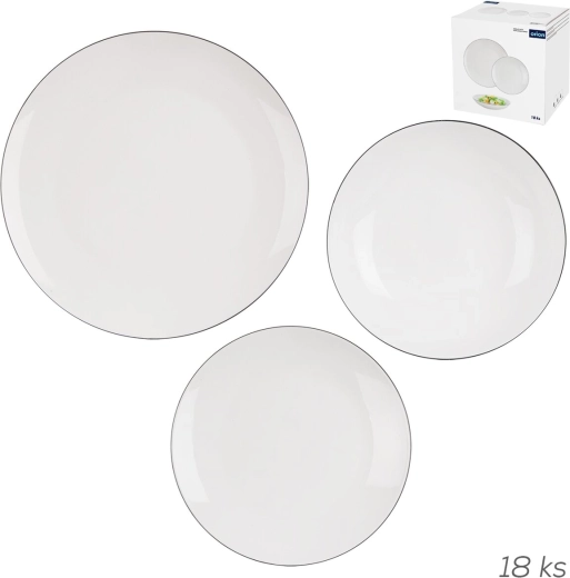 Service de table Decora rond 18 pièces
