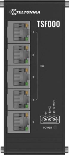 Switch Ethernet PoE+ Teltonika TSF000 à profil bas