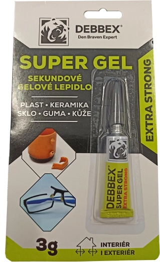 Colle gel instantanée DEBBEX Super Gel 3 g