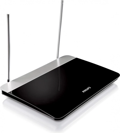 Antenne TV intérieure avec réglage du gain et filtre 4G