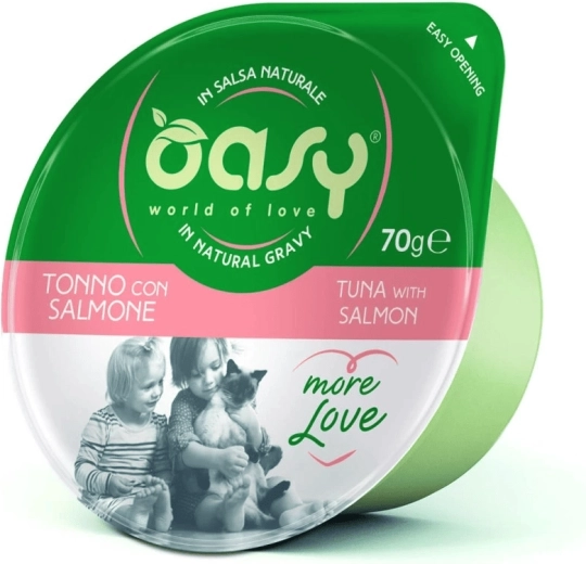 Oasy More Love thon avec saumon gobelet 70 g
