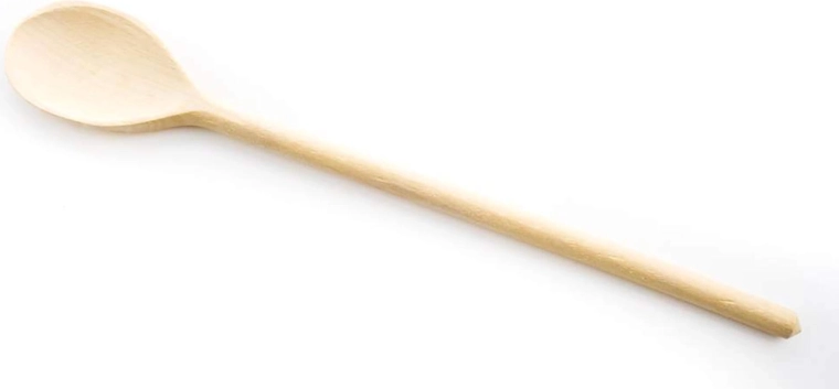 Cuillère en bois ovale BRILLANTE 30 cm