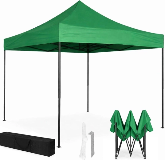 Tente de jardin automatique 3 × 3 m, verte, MultiGarden