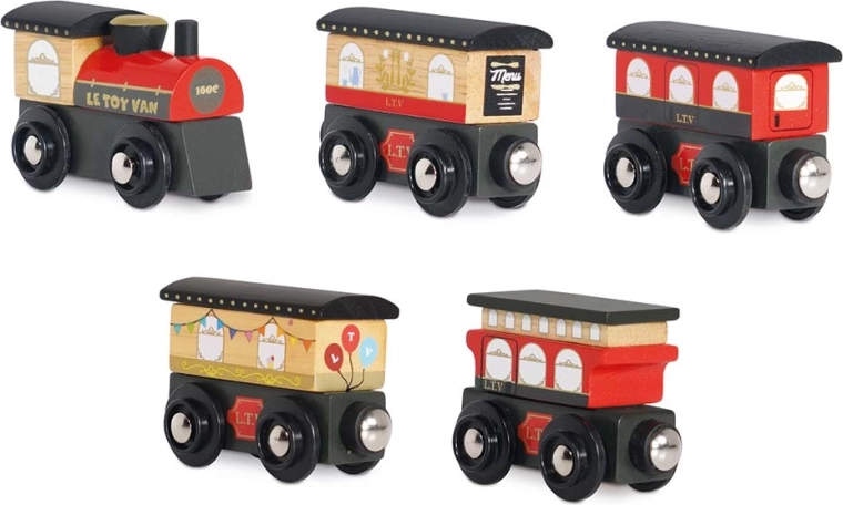 Le Toy Van train en bois Royal Express avec wagons