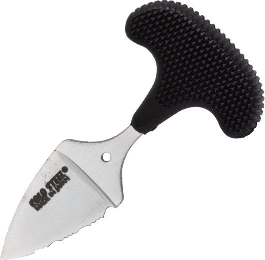 Mini dague pousse-pousse COLD STEEL Mini Pal, 2,5 cm, noir, Kray-Ex, étui Secure-Ex