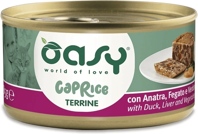 Oasy Caprice terrine au canard et légumes 85 g
