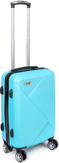 Valise rigide de voyage ABS 37 l, 20" bleu clair