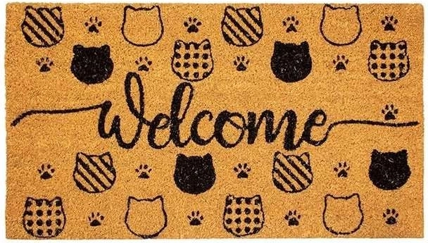 Paillasson Welcome Cats 40 × 70 cm