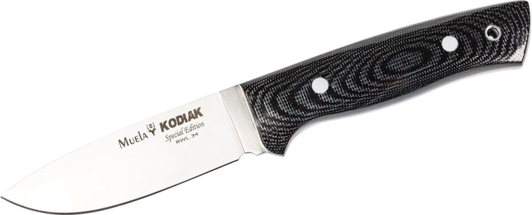 Muela Kodiak couteau de chasse 10 cm Micarta avec étui en cuir