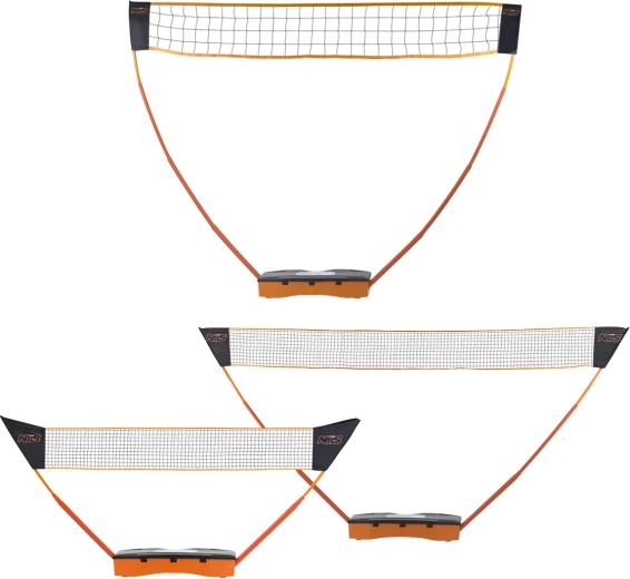 Filet pliable réglable 3-en-1 NILS pour badminton, tennis et volley-ball