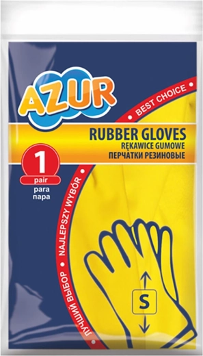 Gants en caoutchouc de nettoyage AZUR taille S