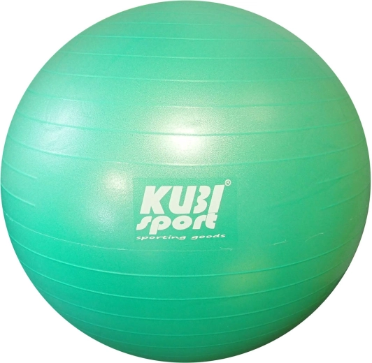 Ballon de gymnastique Kubisport vert 75 cm jusqu’à 150 kg