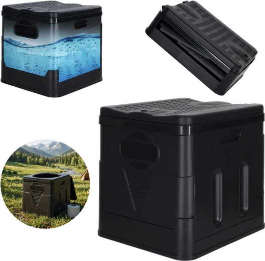 Toilette de camping pliable et portable 20 l
