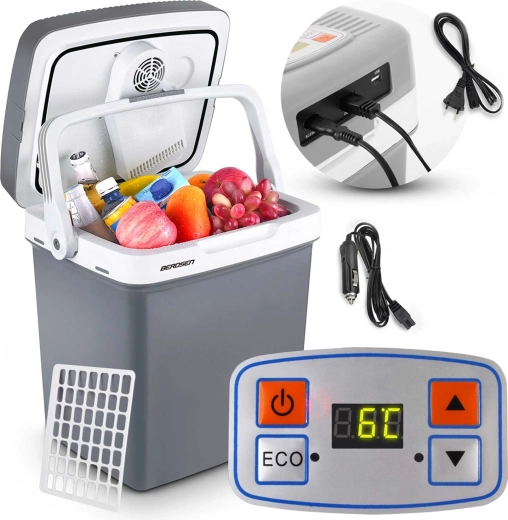 Glacière auto thermoélectrique portable 26 l avec mode ECO