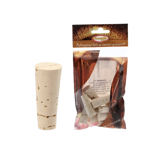 Set de bouchons en liège écologiques 15 mm (10 pcs)