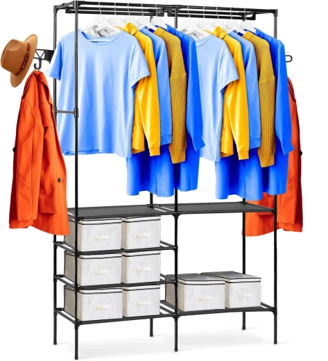 Organisateur penderie autoportant Massido noir