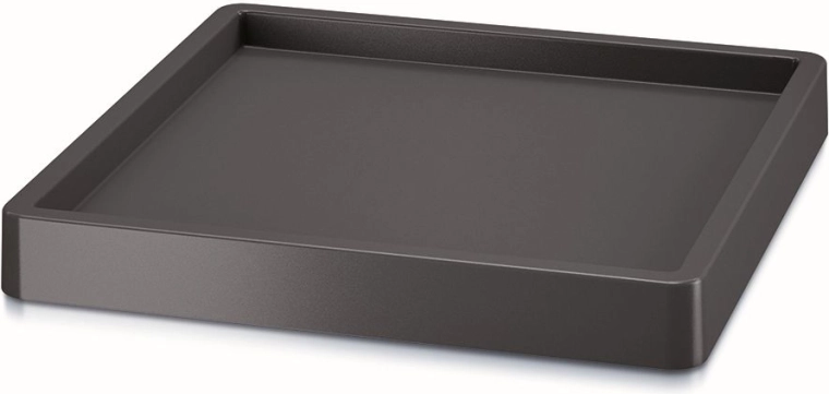 Plateau mobile pour pots Mobile Saucer Square 36,6 × 36,6 cm anthracite
