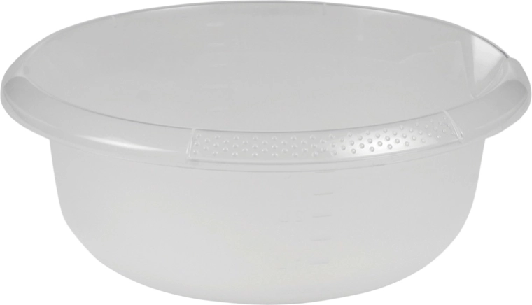 Bol ronde avec bec verseur 3,5 l transparent 28 × 11 cm