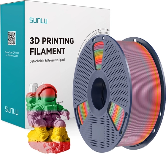 Filament Sunlu PLA arc-en-ciel