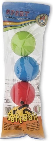 Androni set de 4 balles souples, diamètre 7 cm