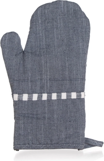 Manique de cuisine Denim grise 30 cm avec boucle