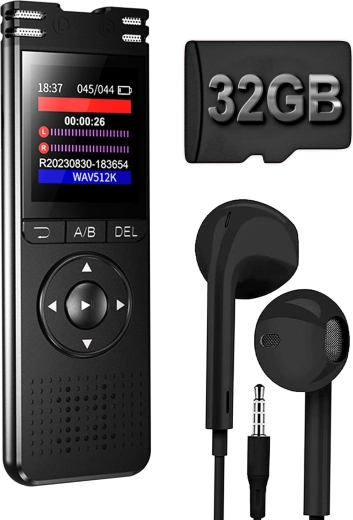 Dictaphone numérique ZD08 avec microSD 32 Go