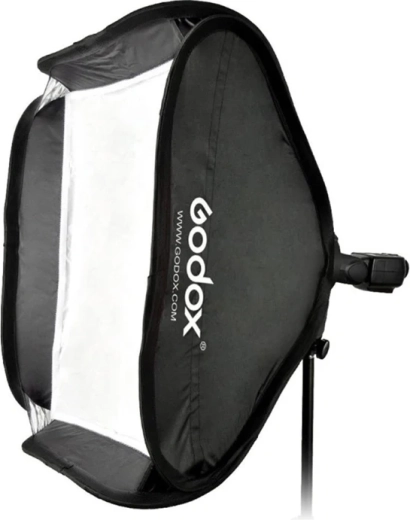 Softbox pliable Godox avec support S Bowens 50 × 50 cm