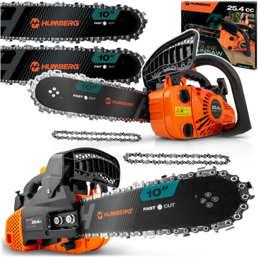 Tronçonneuse thermique Humberg HM-663 10" avec deux guides