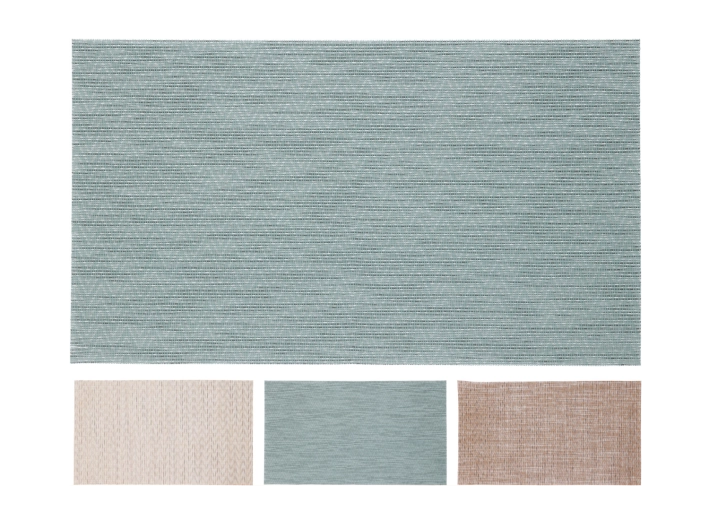 Set de table 45 × 30 cm, gris, plastique