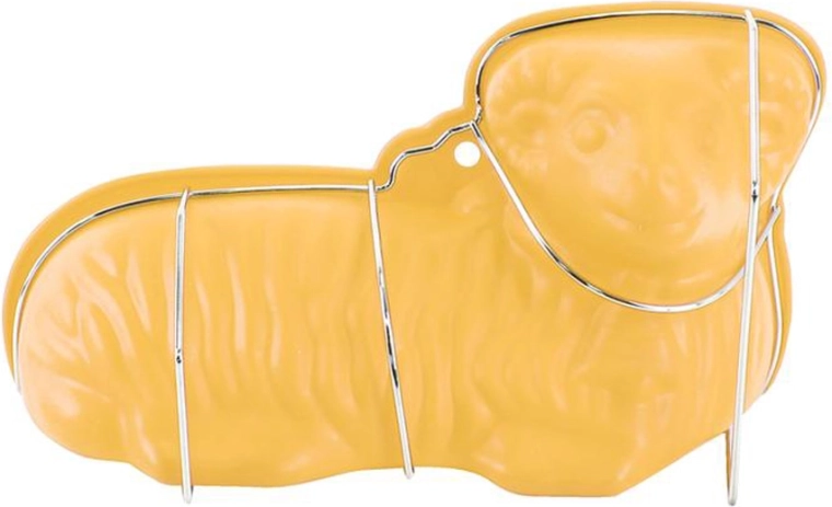 Moule en silicone pour agneau avec support en métal 32 × 16 × 9 cm