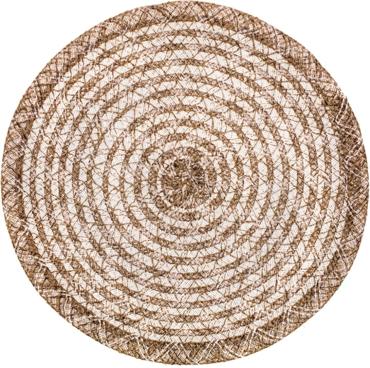 Set de table rond en jute LINEN 38 cm