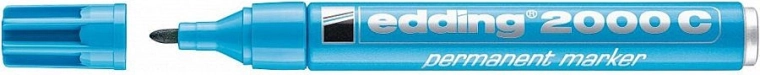 Marqueur permanent edding 2000 C bleu clair