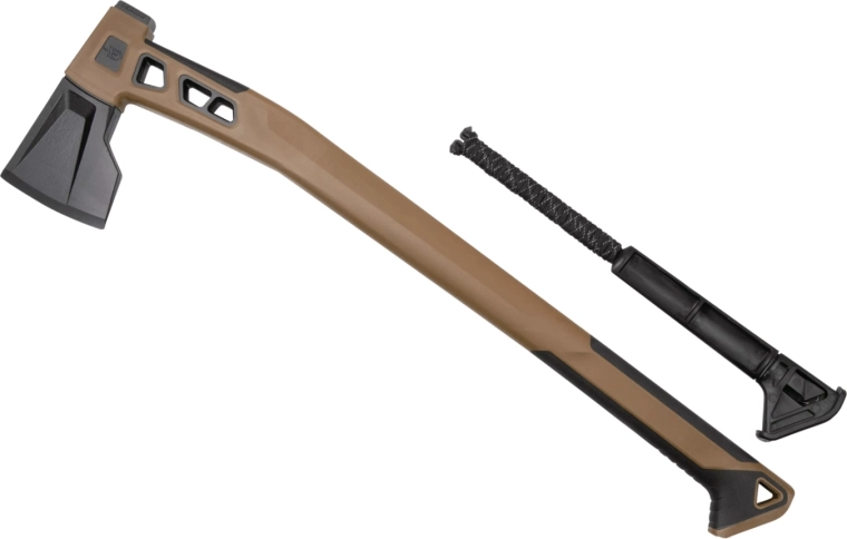 Hache Gerber Bushcraft Axe Coyote avec étui en nylon